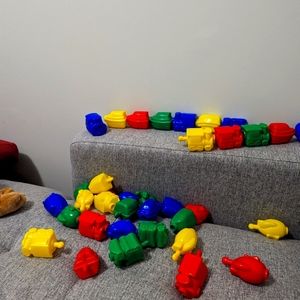 Transportation Linking Blocks. Primary Colours. EUC. made in Taiwan.